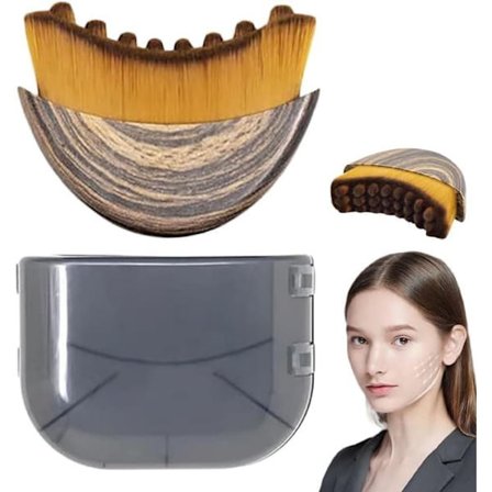 New Lymphatic Drainage Facial Brush - Ergonomic Massage Brush for Face, Promotes Blood Circulation & Relieves Fatigue