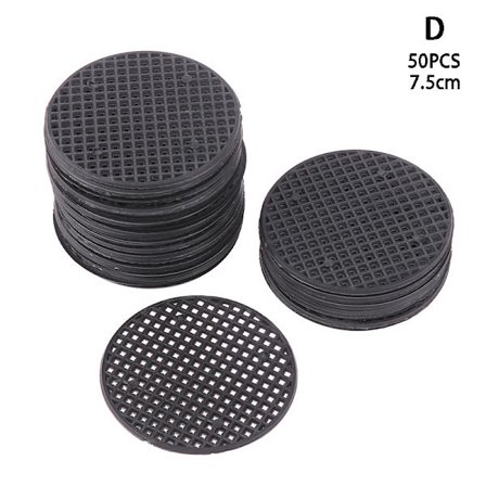 50 kpl pohjaristikkomatto Monitoiminen kukkaruukun mesh alusallas B