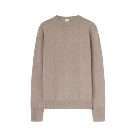 Aspesi, Round-neck Knitwear Beige, Heren, Maat:S