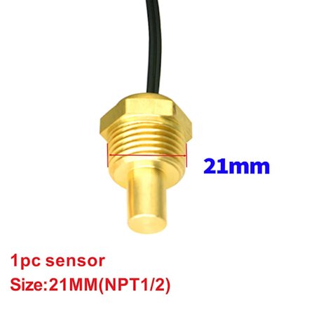 12V/24V Vandtemperatur Sensor Universal Bil Temperatur Sensor 50K Hovedstik Til Bil Lastbil Måler 10MM 12MM 14MM 16MM 17MM 18MM 21MM