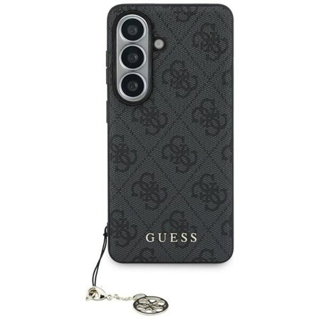 Guess 4G Classic Logo Charm MagSafe-etui til Samsung Galaxy S26 - sort