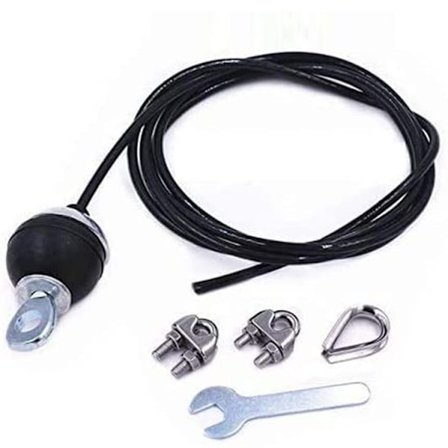 2m-5m Træningskabel Wire Rope Heavy Duty Stål Reservedele Til Hjemmegym Fitness Kabel Trækhjul Farve:Justerbar-4M