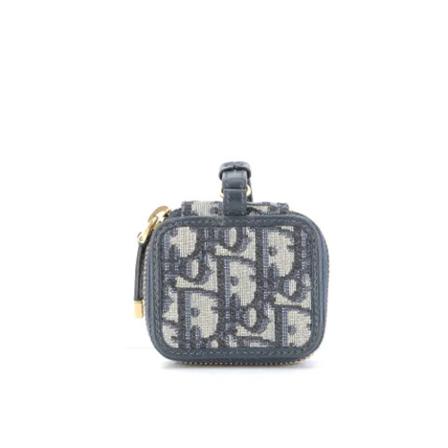 Dior Vintage Pre-owned Canvas home-office , Blauw , Dames , Maat: ONE Size Vintage Tassen