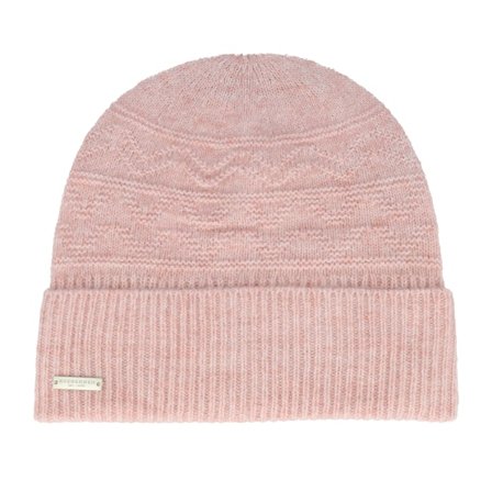 Seeberger - Rose cuff Bonnet - Knit Beanie Rosewood Cuff @ Hatstore