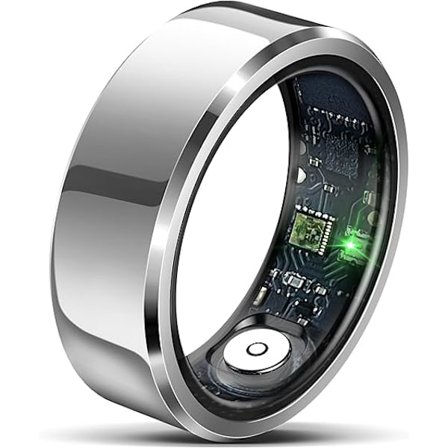 Black Friday Smart Ring Silver Vattentät Fjärrkontroll Fotografering Smart Sömn Spårning Sport Ring för Fitness Sömn Övervakning silver