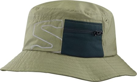 Salomon Classic Bucket Hat Unisex hats Green OneSize