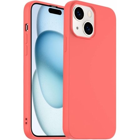 Silikonskal till iPhone 15 Pro, Korall
