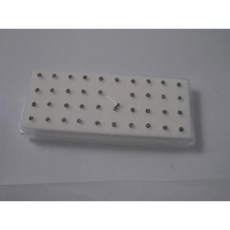 1 St. Näspiercing I Silver Med Emaljerad Döskalle Figur(rak)