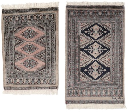 Pakistan Bokhara 3Ply Matta Orientalisk Brun/Svart (Ull, Pakistan)