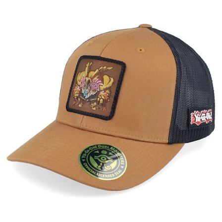 Yu-Gi-Oh! - Brun trucker Caps - Exodia Caramel/Black Trucker - Yu-Gi-Oh @ Hatstore