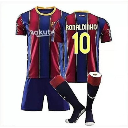 10# Ronaldinho Fotballdrakt Uniform Suits Goodies