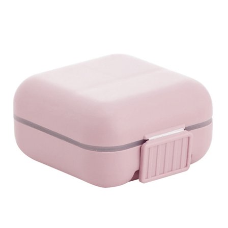 Bärbar Travel Tablet för Pill Box Hållare Avdelare Organizer Container Piller Förvaring för case