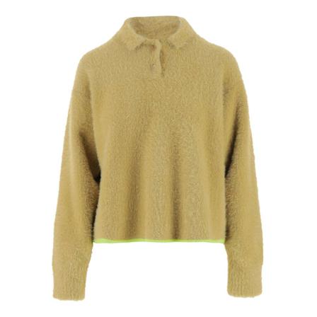 Jacquemus Knwear snow polo Polos inbo, Dame Striktrøjer