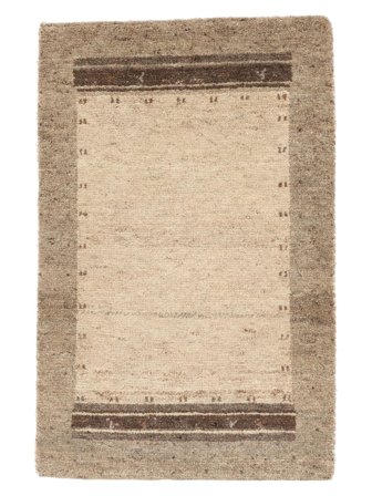 Gabbeh Indiaas Fine Vloerkleed Modern Oranje/Bruin (Wol, India)