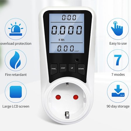 DDS109L Strömmätare Strömförbrukningsmätare Elmätare