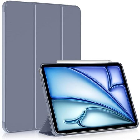 Fodral för iPad Air 13" - Rep skydd - Automatisk Väcka/Sova - Lila - Silikon