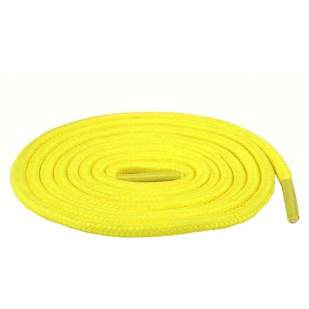 Sko snørebånd - Runde [120 cm] - Gul