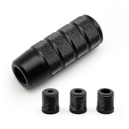 Bil Knurlet Gearstang, Aluminium Legering Manuel Gearstang, To-pak, Sort