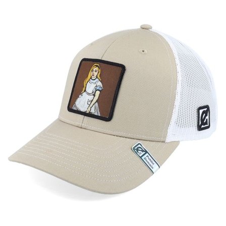 Public Domain - Beige trucker Keps - Wonderland Khaki/White Trucker @ Hatstore
