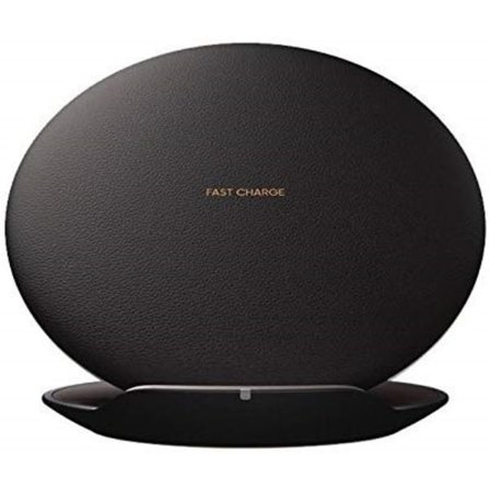 Runt Trådlöst Qi-Laddställ, Fast charge, Svart