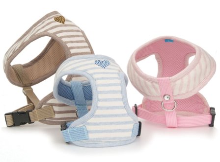 Puppy Angel - Stripey Heart - Brun Sele och Koppel - Hundsele
