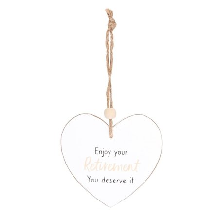 Något annorlunda Njut av din pension Hjärta Hängande Sentiment Skylt