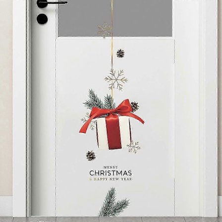 1 set Julklappsmönster Väggdekor Jul