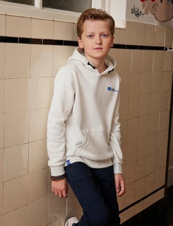 Indian Blue Jeans Hoodie Limited Apparel - Grey - 152