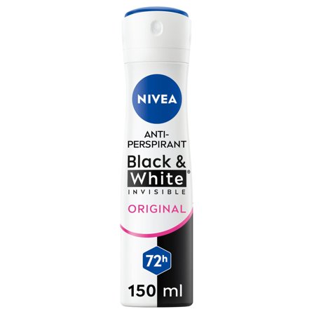 Nivea Black & White Invisible Original Spray Deodorante Donna