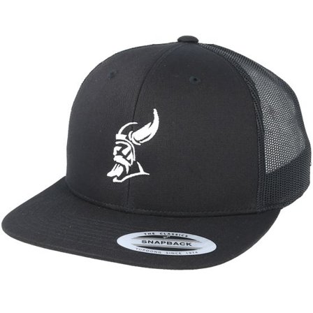 Vikings - Svart trucker Keps - Silhouette Black Trucker @ Hatstore