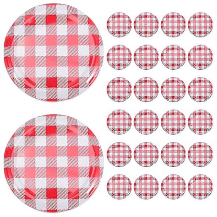 40 stk. Syltetøyglasslokk Bred Munn Skrulokk Twist Off Lokk Oppbevaringshetter For Hermetiseringsglass