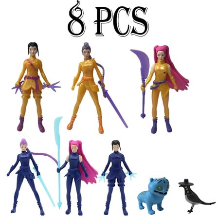 Anime Kpop Demon Hunter Action Figur - Derpys Tiger Mira Zoey Sussy Doll for Fans Julegave