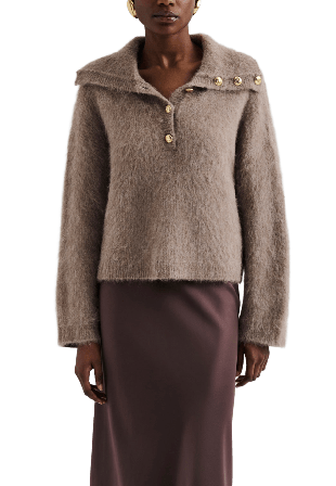 Malina Yselle Alpaca Blend Sweater Tröjor Dam Brun L