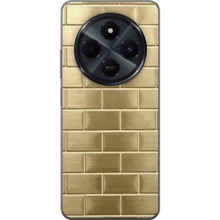 Mobilskal till Xiaomi Redmi A4 med Gyllene Murstenar