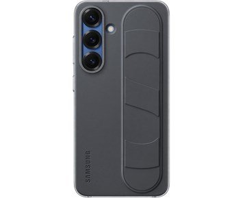 Samsung S25 Standing Grip case Black - Skal med grepp- och ställfunktion till Galaxy S25