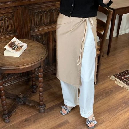 Wave Point Kjol Spicy Girl Förkläde CHAMPAGNE