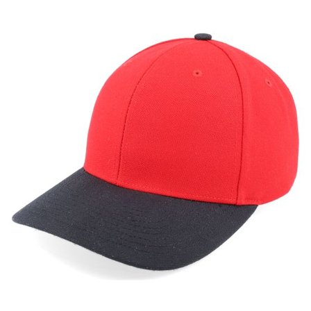 Richardson - Röd adjustable Keps - 514 Combination Red/Black Adjustable @ Hatstore