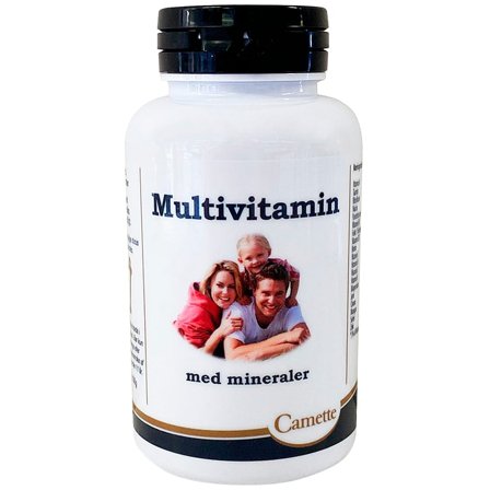 Camette Multivitamin med Mineraler 120 stk., Helse & Madvarer, Vitaminer, Multivitaminer