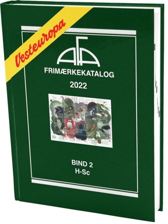 2022, AFA Vesteuropa Bind II (H-Sc) frimærkekatalog