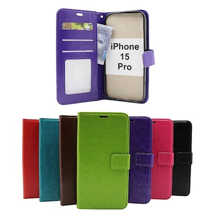 Crazy Horse Wallet iPhone 15 Pro