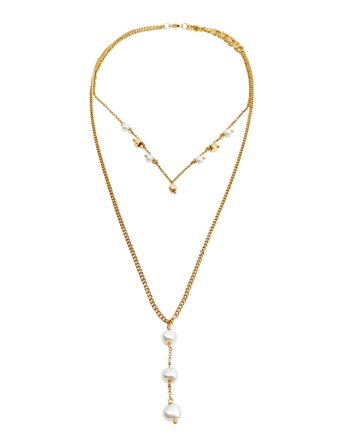 Pipol's Bazaar | Mira Dubble Nec Pearl | ONE SIZE