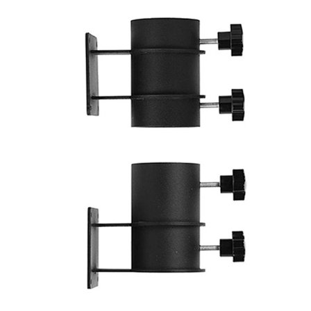 Robust Terrasseparasolholder, Parasolstand Parasol Klemme Montering Beslag til Dækreling, Montering til Dæk 2 stk
