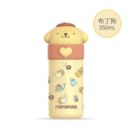 350ml koreansk stil Sanrio termokop Kawaii My Melody Kuromi tegneserie sportsvandflaske kaffekop børnevandflaske gave Pompom Purin