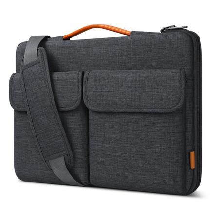 Laptopveske 15,6 tommer - Svart, grå, rosa