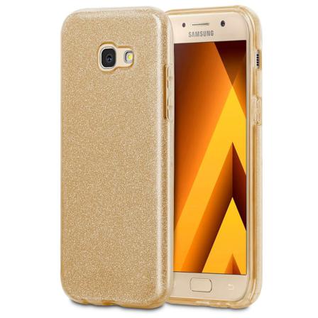 Fodral För Samsung Galaxy A7 (2017) Strass Silikon Glitter Bling Citron Gul
