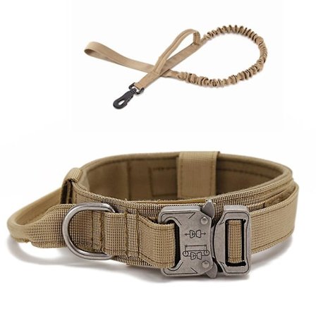 Tactical Dog Collars And Bungee Cords, Camouflage Dog Collars And Leash Sets,