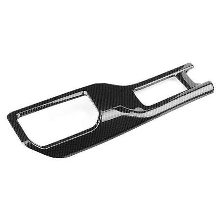 ABS Firehjulstræk Gearskiftepanel Cover Ramme Trim i Carbon Fiber Stil Passer til Jeep Wrangler JL 2018 +