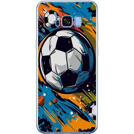 Mobilskal till Samsung Galaxy S8+ med Fotbollar