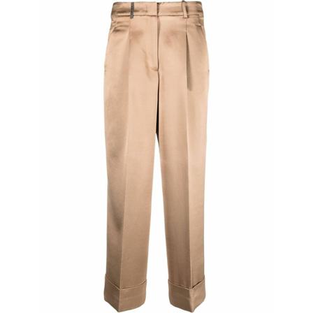 Peserico, Suit Trousers Beżowy, Kobieta, Rozmiar: L