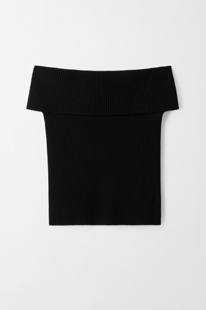 Soft Goat - Off shoulder top - Women cashmere sweater - XL - Black